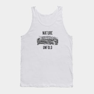 Camping Vintage Adventure Sunset Tent Retro Tank Top